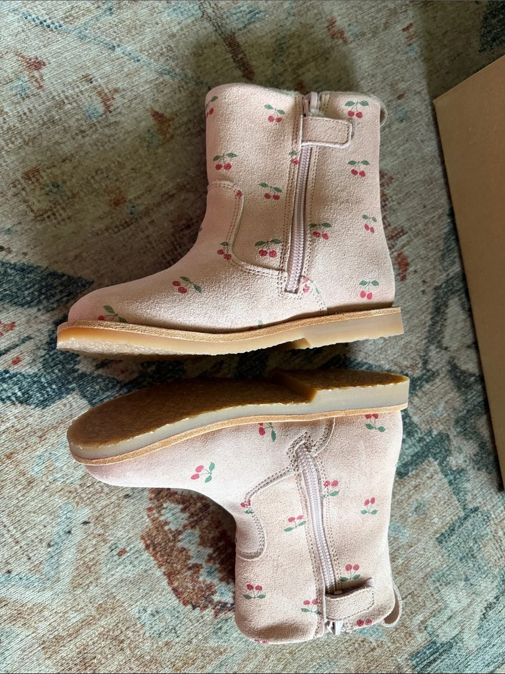 New In Box Konges Slojd Pippi Pull Toddler On Boot - Cherry EU 27/US 10.5
